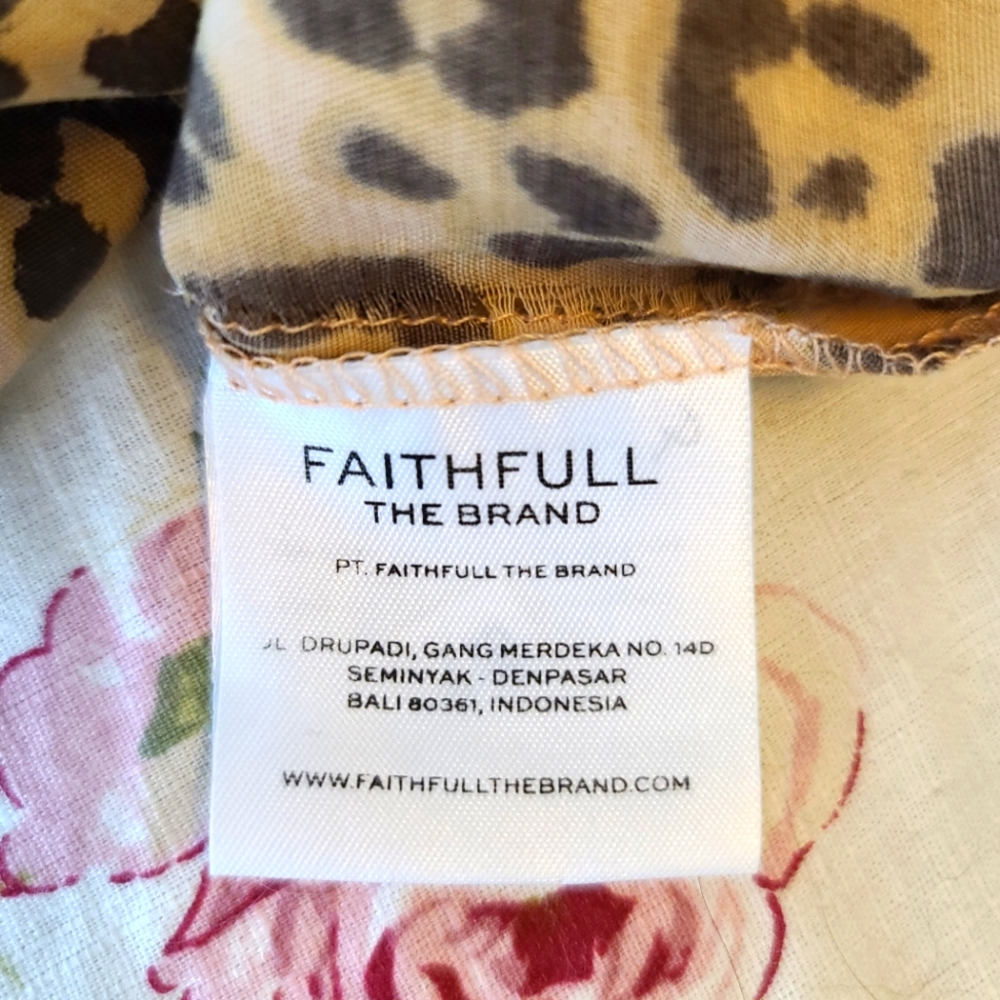 FAITHFULL THE BRAND Elsa Leopard Animal Print Jumpsuit - Picture 9 of 14